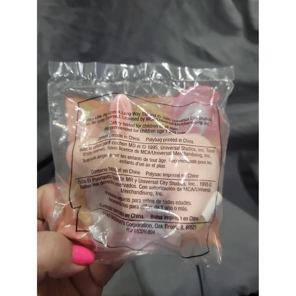 1995 McDonalds Happy Meal Toy Babe 